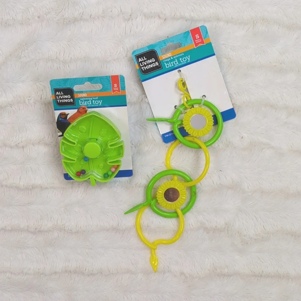 For Kitty Rescue! Two Small Bird Toys